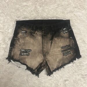 Vintage Rustler Distressed cut off shorts